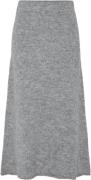 Pieces Pcpam HW ANK Knit Skirt BC Kvinde Grå Maxi Nederdele Str L - ho...