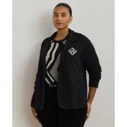 Lauren Ralph Lauren Matte Rayon/nylonblazer Kvinde Sort Blazere Str 2X...