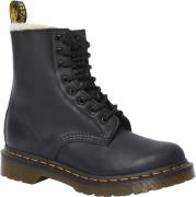 Dr. Martens 1460 Serena Black Burnished Wyoming Kvinde Black Vinterstø...