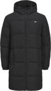 JJ-REBEL Jrebrebel Logo Long Puffer Mand Sort Overgangsjakker Str L - ...