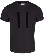 Les Deux Encore Tshirt Mand Sort Kortærmede T-shirts Slim Fit Str S - ...