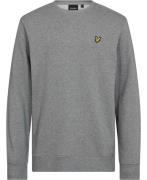 Lyle and Scott Crew Neck Sweatshirt Mand Mid Grey Marl Kortærmede T-sh...