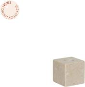 OYOY Living Design Savi Square Marble Candleholder Low Beige - Kronely...