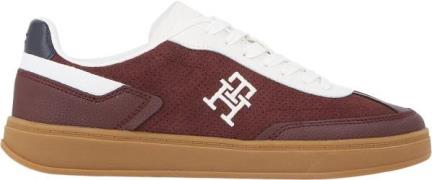 Tommy Hilfiger TH Heritage Sneaker Perf Kvinde Burgundy Velvet/ecru Sn...