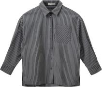 Sofie Schnoor Shirt Str 8 år / 128 cm - Grey Striped Skjorter hos Maga...