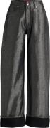 HUGO Gealena Kvinde Silver Wide Jeans Str 2532 - hos Magasin