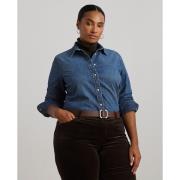 Lauren Ralph Lauren 2X1 Denimshirt Kvinde Harvest Wash Skjorter Str 2X...