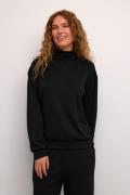 Kaffe Kaannika Sweatshirt Kvinde Black Deep Sweatshirts Str L - hos Ma...