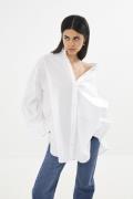 Rabens Saloner Poplin Oversized Shirt Noah Kvinde White Toppe Str M/L ...