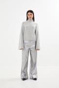 Rabens Saloner Antique Silver Wide leg Pants Inj Kvinde Antique Silver...