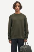 Samsøe Samsøe Sadem Sweater 10490 Mand Forest Night Sweaters Str L - h...