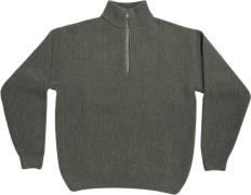 Colorful Standard Merino Quarter Zip Kvinde Dusty Olive Sweaters Str L...