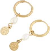 My Jewellery Earrings Pearl and Coin - Creoler hos Magasin