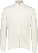 Lindbergh Zip Through Structure Cardigan Mand Hvid Cardigans Str M - B...