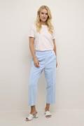 Kaffe Kasakura HW Cropped Pants Kvinde Faded Denim Bukser Med Lige Ben...