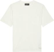 Marc O’Polo Tshirt, Neckhole Binding With two Mand Egg White Kortærmed...