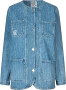 Baum und Pferdgarten Beata Kvinde 99 Denim Blue Denimjakker Str 40 - h...