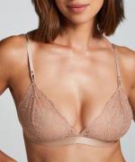 Hunkemöller Anya Triangle Bralette Bh'er Uden Bøjle Str L - hos Magasi...