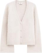 Filippa K Fluffy Cardigan Kvinde Canvas Bei Sweaters Str XS - hos Maga...