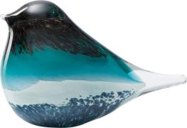 OCTAEVO Glass Bird Atlas Black/green Black Str 10,5 x 6,5 x 8 cm - Fig...