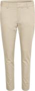 Kaffe Kalea 7/8 Chino Pant Kvinde Feather Gray Bukser Med Smalle Ben S...