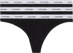 Calvin Klein Thong 3PK G-strenge Str L - hos Magasin