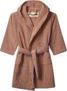 Bongusta Naram Kids Bathrobe Str 11-13 år - Camel & Ultramarine Morgen...