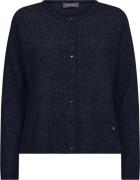 Mos Mosh Mmalmine Knit Cardigan Kvinde Salute Navy Cardigans Str L - h...