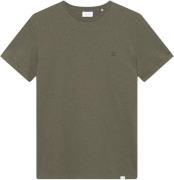 Les Deux Nørregaard Tshirt Tonal Mand Forest Green Melange Kortærmede ...