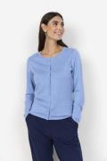 soyaconcept Scdollie 446 Kvinde 96330 Air Blue Melange Cardigans Str L...