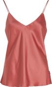 Calvin Klein Satin Cami Kvinde Terrazzo Toppe Str L - hos Magasin