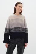 InWear Kaxyiw Pullover Kvinde Sandy Grey Melange Sweaters Str S - hos ...