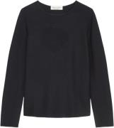 Marc O’Polo Pullover, Longsleeve, Boat Neck Kvinde Deep Night Blue Swe...