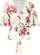 Ida Sjöstedt Harper Blouse Kvinde Creme Red Floral Langærmede Bluser S...