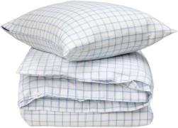 Lexington White/blue Check Lyocell/cotton Oxford Bed Set White/blue St...