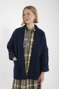 Danefæ Danekatrin Quilt Jacket Dk Navy Kvinde Dk Navy Skjorter Str S-M...