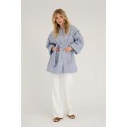 A-VIEW Katie Quilt Jacket Kvinde Navy/white Overgangsjakker Str 40 - h...