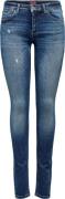 ONLY Onlcarmen Life REG SK BB Rea139285 Kvinde Dark Blue Denim Skinny ...