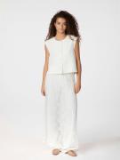 Neo Noir Loreta Lace Sequins Skirt Kvinde White Maxi Nederdele Str 40 ...