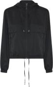 Girlfriend Collective Allie Hoodie Windbreaker Kvinde Black Overgangsj...