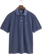 Gant Sunfaded SS Polo Mand Dusty Navy Kortærmede Poloer Str 2XL - hos ...