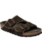 Birkenstock Arizona Shearling Leve Mocca LAF Mand Mocca Sandaler Str 4...