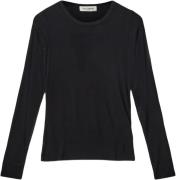 Sofie Schnoor Tshirt Long Sleeve Kvinde Black Langærmede T-shirts Str ...