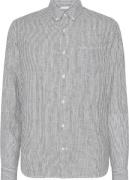 Knowledge Cotton Apparel Regular Striped Linen Shirt Gots/vegan Mand B...