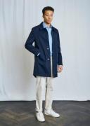 Bruun & Stengade BS Novello Regular Fit Jacket Mand Navy Overgangsjakk...