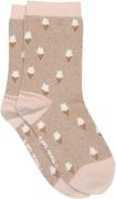 Melton Ice Cream Glitter Socks Str 23/26 - Alt Rosa Strømper hos Magas...