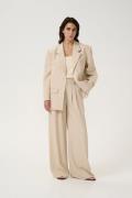 Gestuz Gzdecy OZ Blazer Kvinde Light Sand Melange Blazere Str 40 - hos...