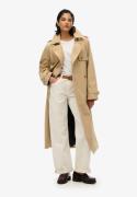 Superdry Classic Trench Jacket Kvinde Shaker Beige Trenchcoats Str L -...