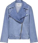 ONLY Onljohanna Oversized Biker DNM CS A Kvinde Light Blue Denim Denim...