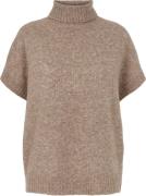 Sand Wool Izadi Roll Neck Kvinde Sand Sweaters Str L - hos Magasin